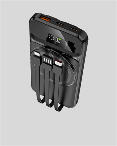 15W Kablosuz Hızlı Şarjlı 10000 mAh Powerbank – Taşınabilir, LED Göstergeli