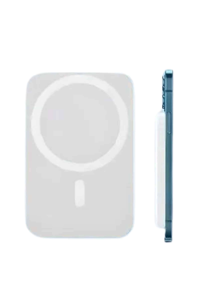 15W MagSafe Uyumlu Manyetik Kablosuz Powerbank 5000 mAh