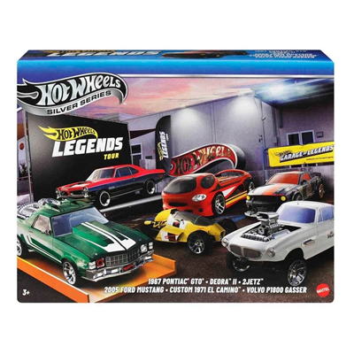 1:64 Hot Wheels Legends Silver Serisi 6’lı Paket
