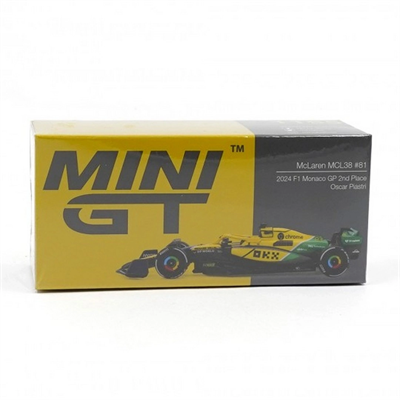 1/64 McLaren MCL38 #81 Oscar Piastri 2024 F1 Monaco GP 2nd Place