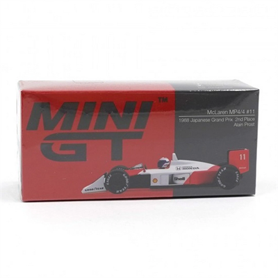 1/64 McLaren MP4/4 #11 Alain Prost 1988 Japanese Grand Prix 2nd Place