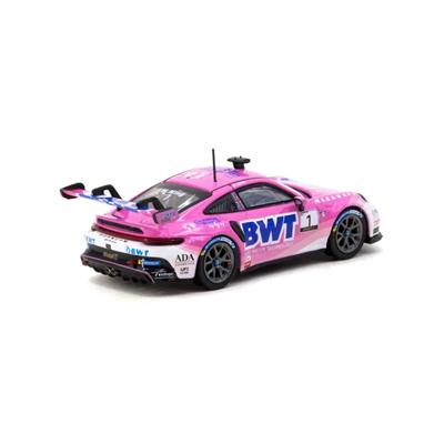 1/64 Ölçek Diecast Porsche 911 GT3 Cup 992 Yarış Arabası - 2024 Mobil 1 Supercup BX-313333