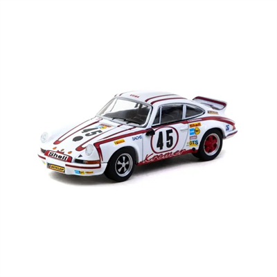 1/64 Ölçekli Porsche 911 RSR 2.8 Le Mans 1973 #45 Kazanan Model Araç - Eco Lounge Diecast