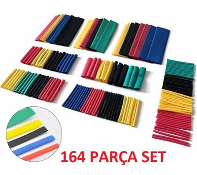 164 Parça Set Isıyla Daralan Makaron Kablo Koruyucu Kılıf (3936)