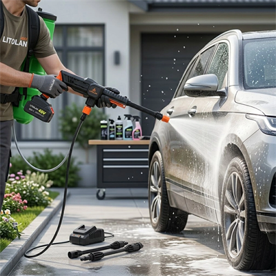 16lt Elektirikli Oto - Araç Yıkama Tabancası - İlaç Pompası Püskürtücü 4.8v Ewasher Bx40