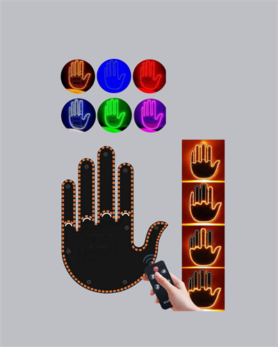 176 LED Amber Renkli El Hareketiyle Kontrol Edilen Motosiklet Dönüş Sinyali