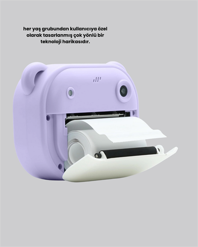 18 Efektli Şipşak Kamera – Oyunlu, Müzik Çalarlı ve Anında Baskı Özellikli