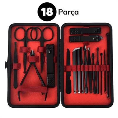 18 Parça Çanta Tipi Manikür Pedikür Tırnak Bakım Seti (3936)
