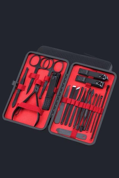 18 Parça Çanta Tipi Manikür Pedikür Tırnak Bakım Seti (3936)