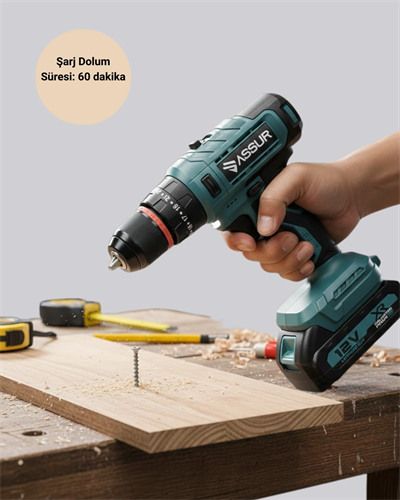 18 Parça Profesyonel Şarjlı Matkap Vidalama