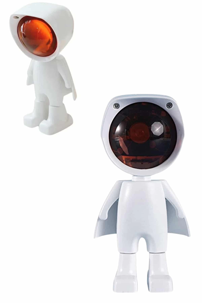 180 Derece Dönebilen Astronot Masa ve Gece Lambası Projektör