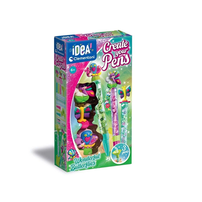 18873 Idea Clemetoni - Kalem Tasarım Seti - Kelebekler