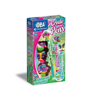 18873 Idea Clemetoni - Kalem Tasarım Seti - Kelebekler