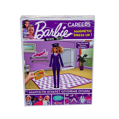 1918 DıyToy Bebek Careers Manyetik Kıyafet Giydirme Oyunu / 3-8 yaş