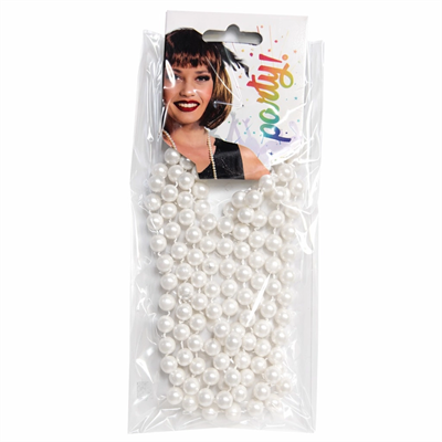 1920 Gatsby İnci Kolye – Vintage Uzun Beyaz İnci Kolye