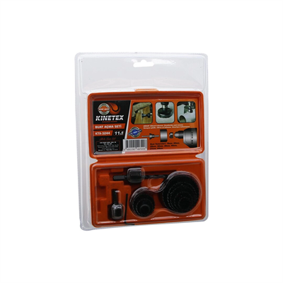 1in1 Buat Açma Panç Seti Metal - Ahşap - Pvc - Alçıpan - Pls. 19-22-29-32-38-44-51-64mm Bx40