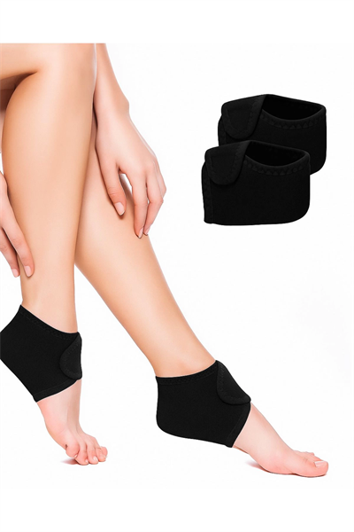 2 ADET Topuk Dikeni Silikon Tabanlı Ortopedik Çorap Ağrı Azaltıcı Çatlak Nasır Ayak Destek Çorapları