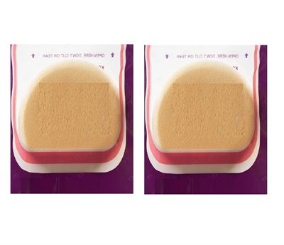 2 Adet 7 Cm Yuvarlak Mucize Makyaj Süngeri Allık Pudra Krem Fondöten Süngeri