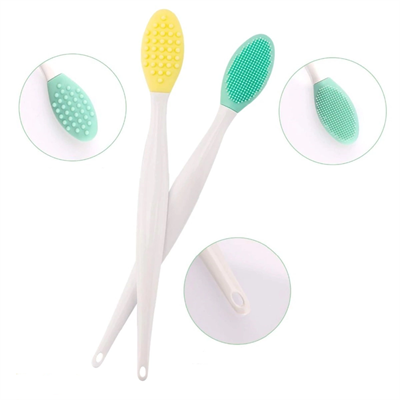 2 Adet Dudak Fırçası Peeling Etkili Gözenek Siyah Nokta Temizleyici Akne Giderici Çift Yönlü Fırça Bx40