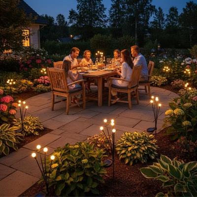 2 Adet Güneş Enerjili Plastik Bahçe Lambası – LED Dış Mekan Top Aydınlatma, Otomatik Açılıp Kapanan Solar Işık (3936)