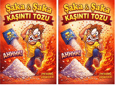 2 Adet Kaşıntı Tozu Şaka Kaşıntı Tozu Eğlence Şaka Amaçlı Toz