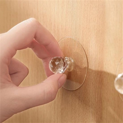 2 Adet Kristal Kendiliğinden Güçlü Yapışkanlı Kulp Askısı Tutma Kolu Bx40