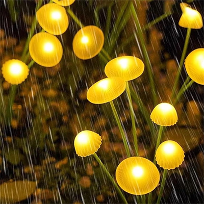 2 Adet Plastik Mantar Solar Bahçe Lambası – Güneş Enerjili LED Dış Mekan Aydınlatma, Otomatik Sensörlü Dekoratif Bahçe Işığı