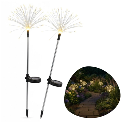 2 Adet Saçak Model Sensörlü Solar Bahçe Lambası