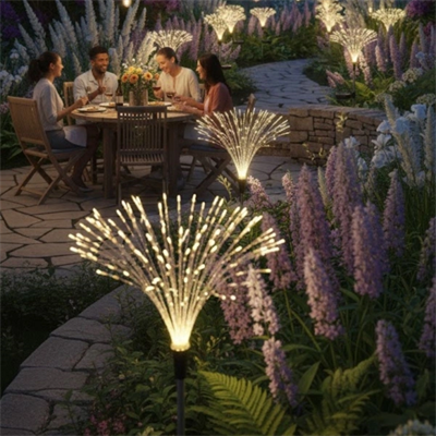 2 Adet Saçak Model Sensörlü Solar Bahçe Lambası