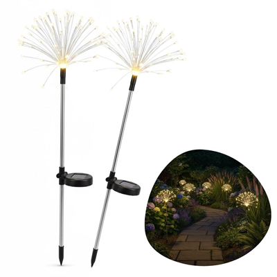 2 Adet Saçak Model Solar Bahçe Lambası – Güneş Enerjili LED Dış Mekan Aydınlatma, Otomatik Sensörlü Dekoratif Işık