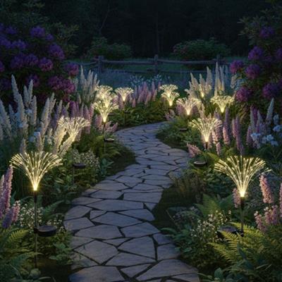 2 Adet Saçak Model Solar Bahçe Lambası – Güneş Enerjili LED Dış Mekan Aydınlatma, Otomatik Sensörlü Dekoratif Işık (3936)