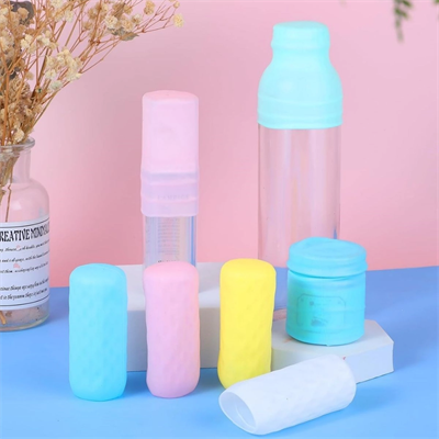2 Adet Silikon Şişe Kapağı – Seyahat Tipi Sızdırmaz Elastik Şampuan, Losyon Ve Parfüm Şişesi Koruyucu Bx40
