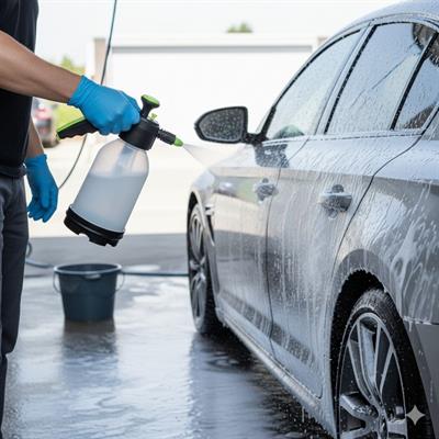 2 Başlıklı Oto Köpük, Su Püskürtme ve Bitki Bakım Sulama Aleti Oto Yıkama Spreyi 2 Litre (3936)