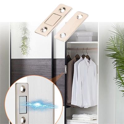 2 Çift Çok Amaçlı Kapı Kapak Dolap Çekmece Mobilya Durdurucu Kapatıcı Mıknatıslar (3936)