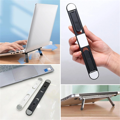 2 Kademeli Katlanabilir Laptop Standı – Kendiliğinden Güçlü Yapışkanlı, Ergonomik tablet Yükseltici Bx40