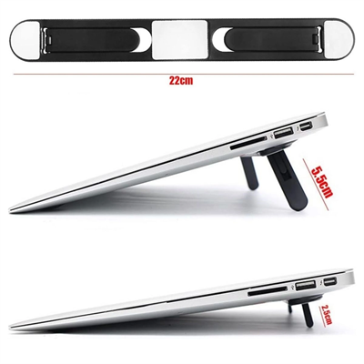 2 Kademeli Katlanabilir Laptop Standı – Kendiliğinden Güçlü Yapışkanlı, Ergonomik tablet Yükseltici Bx40
