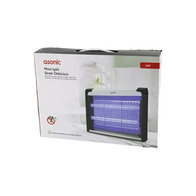 2 LEDLİ SİNEK ÖLDÜRÜCÜ CIZ MAKİNE 4W - 2000V 30M2 ETKİNLİK ALANI AS-A28 (3936)