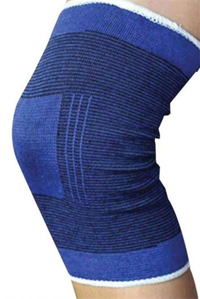 2 Li Elastik Dizlik - Egzersiz Ve Spor Dizliği Büyük Boy 23 Cm