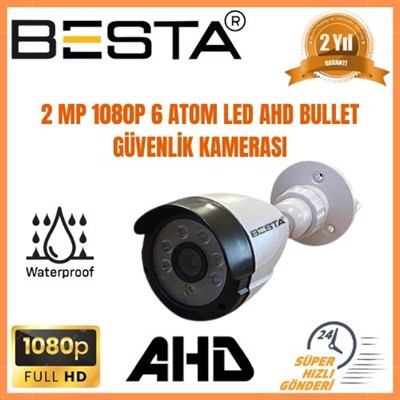 2 MP 1080P 2 İç Mekan 2 dış Mekan 4 Kameralı Ahd Güvenlik Seti