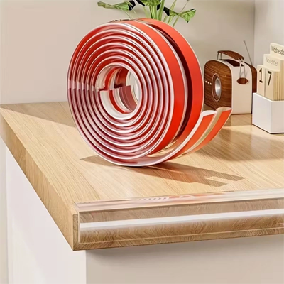2 Metre Kenar Koruyucu Şerit, Silikon Şeffaf Masa Köşe Koruyucu Güçlü Bant Bx40
