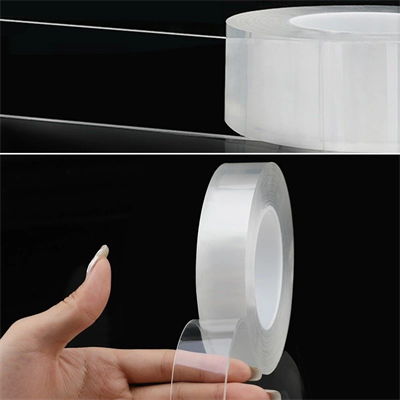 2 Metre X 3 Cm Şeffaf Güçlü Nano Çift Taraflı Silikon Jel Yapıştırıcı Bant