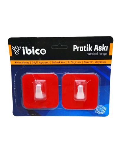 2 Parça  Pratik Yapışkan Askı Bx40