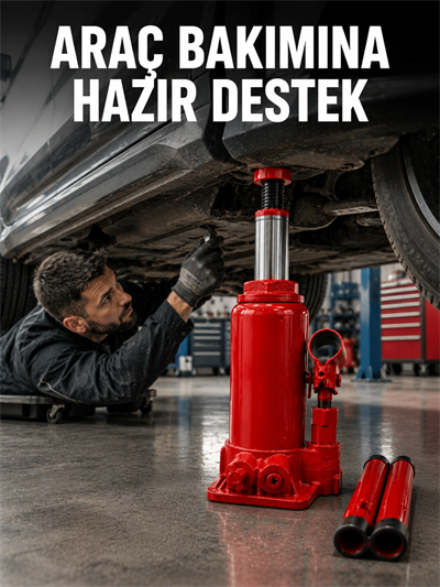 2 Ton Hidrolik Kaldırma Gücü ile Güvenli Araç Desteği