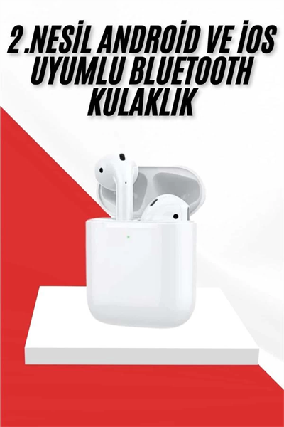 2. Nesil Bluetooth Android ve İOS Uyumlu Kablosuz Kulaklık Çağrı Cevaplama