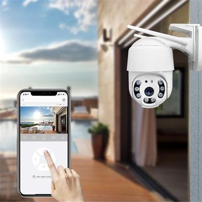 2.0 MP HD Lens İç Dış Mekan Suya Danıklı IP Wifi Network Güvenlik Kamerası Wifi Kamera (3936)