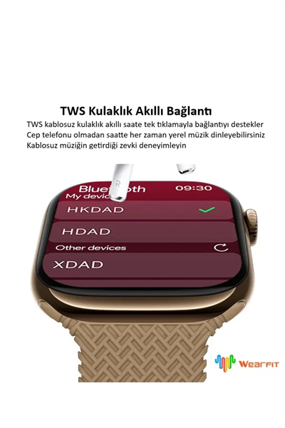 2.02 inç AMOLED Ekranlı GPS ve Sim Kartlı Gümüş Akıllı Saat, Nabız ve Uyku Takibi