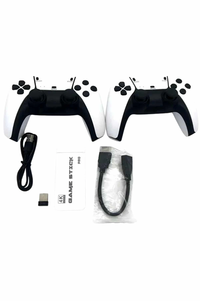 2.4 GHZ Oyun Konsolu Çift Konsol 4K Ultra Hd Game Stick