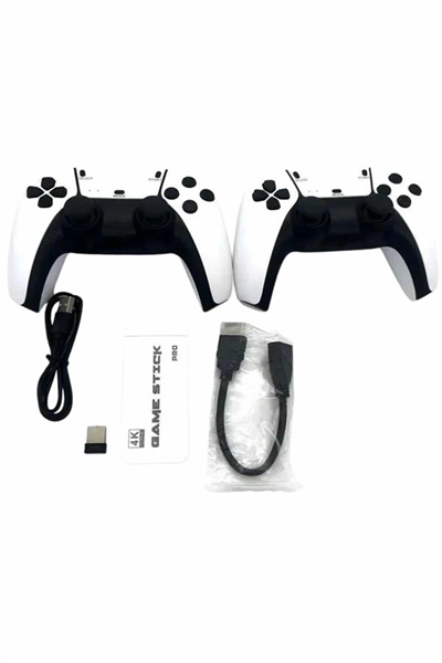 2.4 GHZ Oyun Konsolu Çift Konsol 4K Ultra Hd Game Stick