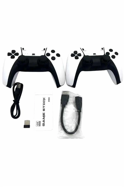 2.4 GHZ Oyun Konsolu Çift Konsol 4K Ultra Hd Game Stick