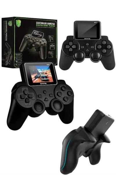 2.4 İnç Ekran 520 Oyunlu Retro Temalı Kablosuz Oyun Kolu El Atarisi